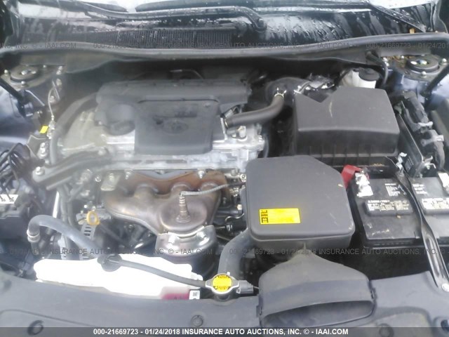 4T1BF1FK6EU817538 - 2014 TOYOTA CAMRY L/SE/LE/XLE 蓝色 照片 10
