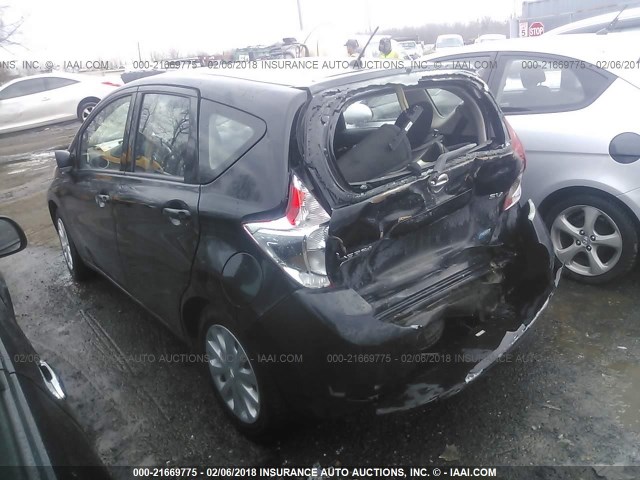 3N1CE2CP5FL390160 - 2015 NISSAN VERSA NOTE S/S PLUS/SV/SL/SR BLACK photo 3