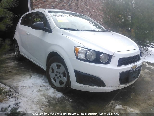 1G1JA6SH5E4118433 - 2014 CHEVROLET SONIC LS 白色 照片 1