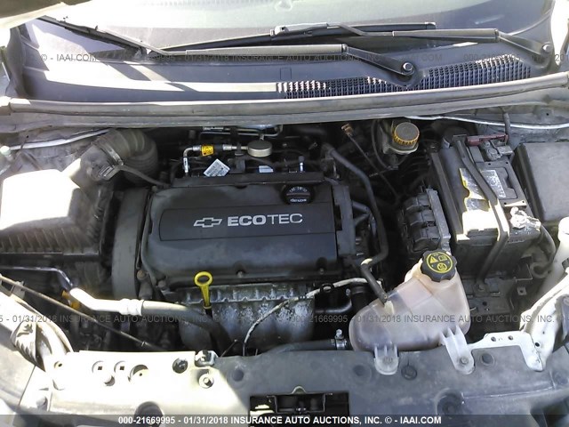 1G1JA6SH5E4118433 - 2014 CHEVROLET SONIC LS 白色 照片 10