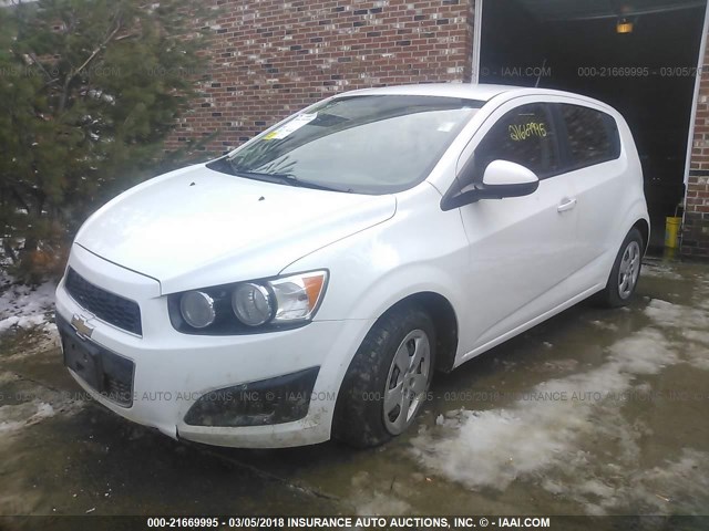 1G1JA6SH5E4118433 - 2014 CHEVROLET SONIC LS 白色 照片 2