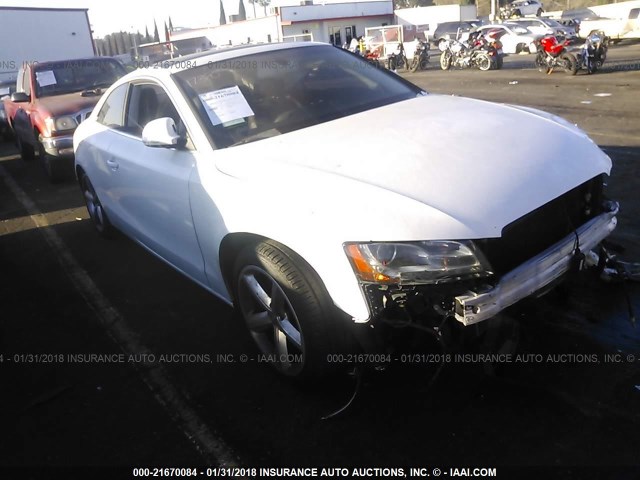 WAUDK78T79A037795 - 2009 AUDI A5 QUATTRO WHITE photo 1