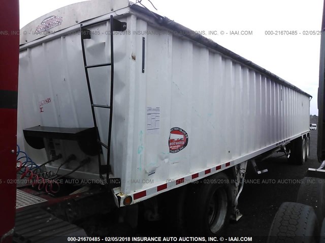 5TU124026FS000257 - 2015 CONSTRUCTION TRAILER SPEC HOPPER  WHITE photo 2