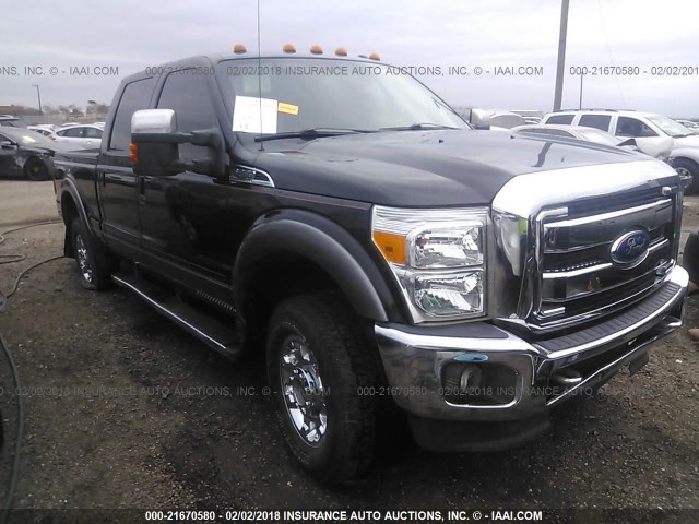 1FT7W2B6XCEB20440 - 2012 FORD F250 SUPER DUTY BLACK photo 1