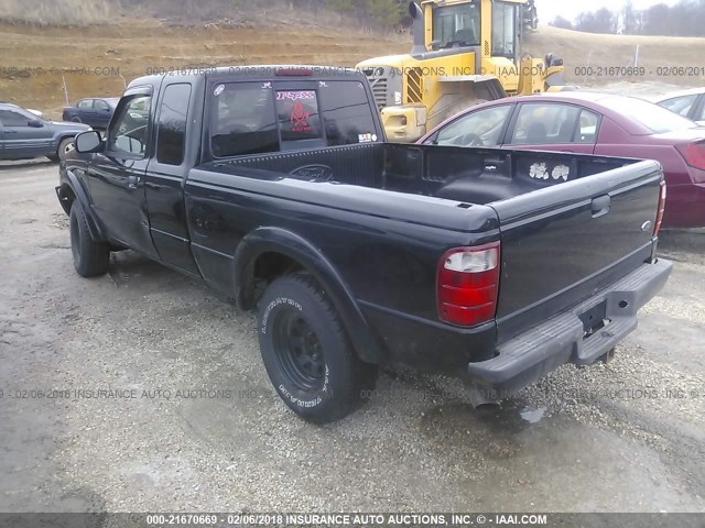 1FTZR15E41TA43327 - 2001 FORD RANGER BLACK photo 3