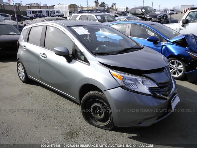 3N1CE2CP4FL365587 - 2015 NISSAN VERSA NOTE S/S PLUS/SV/SL/SR GRAY photo 1