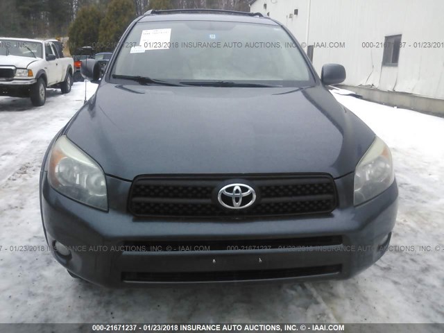 JTMBD32VX76024014 - 2007 TOYOTA RAV4 SPORT BLUE photo 6