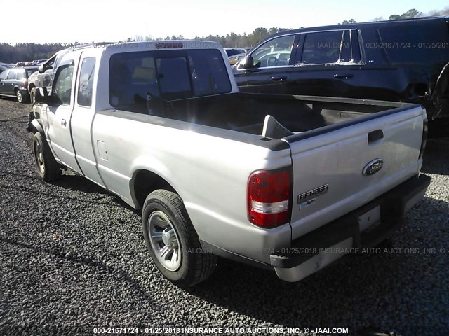 1FTKR1ED2BPA96286 - 2011 FORD RANGER SUPER CAB SILVER photo 3