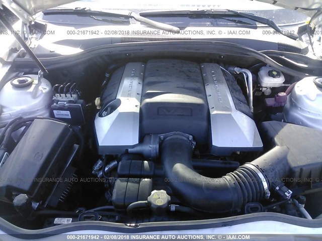 2G1FH1EJ4F9133345 - 2015 CHEVROLET CAMARO SS Plata foto 10