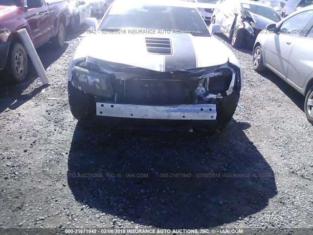 2G1FH1EJ4F9133345 - 2015 CHEVROLET CAMARO SS Plata foto 6