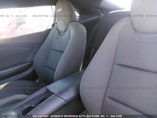 2G1FH1EJ4F9133345 - 2015 CHEVROLET CAMARO SS Plata foto 8