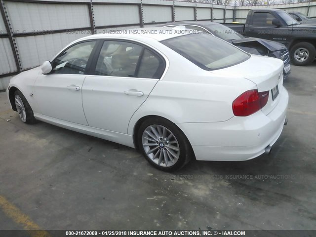 WBAPM5C50BE576410 - 2011 BMW 335 I WHITE photo 3