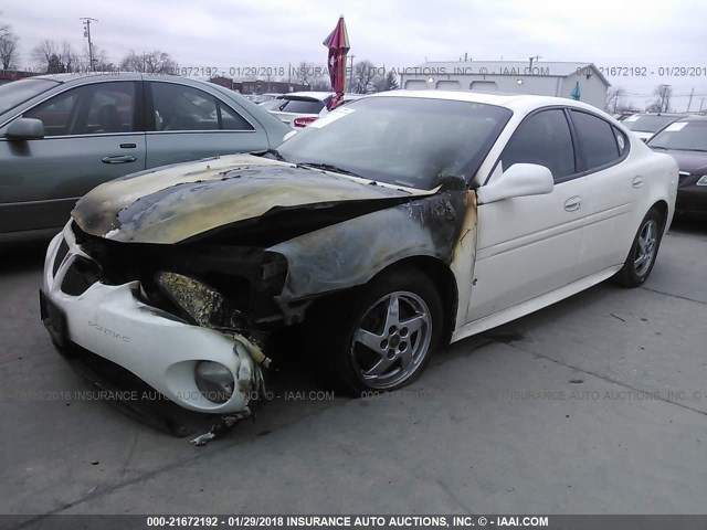 2G2WS522141106195 - 2004 PONTIAC GRAND PRIX GT2 WHITE photo 2