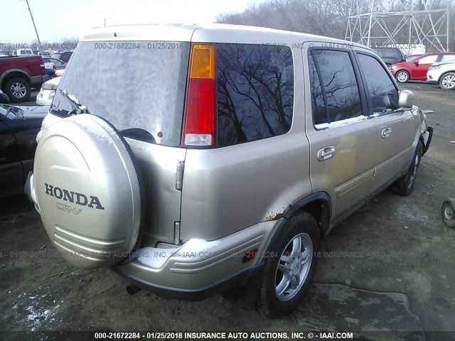 JHLRD1875YS023702 - 2000 HONDA CR-V SE/EX TAN photo 4