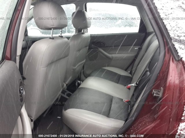 1FAFP34N67W356012 - 2007 FORD FOCUS ZX4/S/SE/SES 红色 照片 8