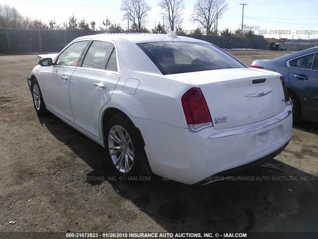 2C3CCAEG3GH342732 - 2016 CHRYSLER 300C WHITE photo 3