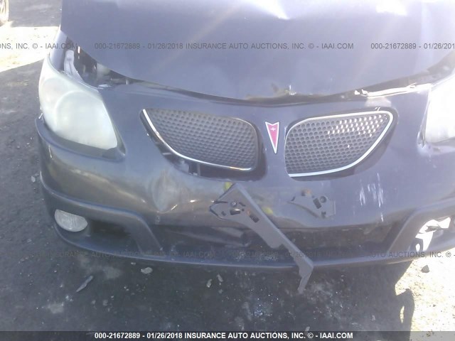 5Y2SL63835Z439328 - 2005 PONTIAC VIBE BLACK photo 6