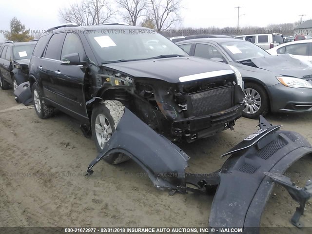 1GKER23D59J218517 - 2009 GMC ACADIA SLT-1 Чорний фото 1