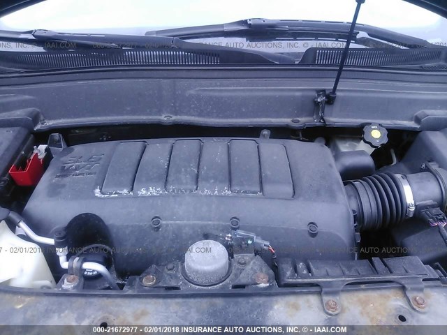 1GKER23D59J218517 - 2009 GMC ACADIA SLT-1 Чорний фото 10