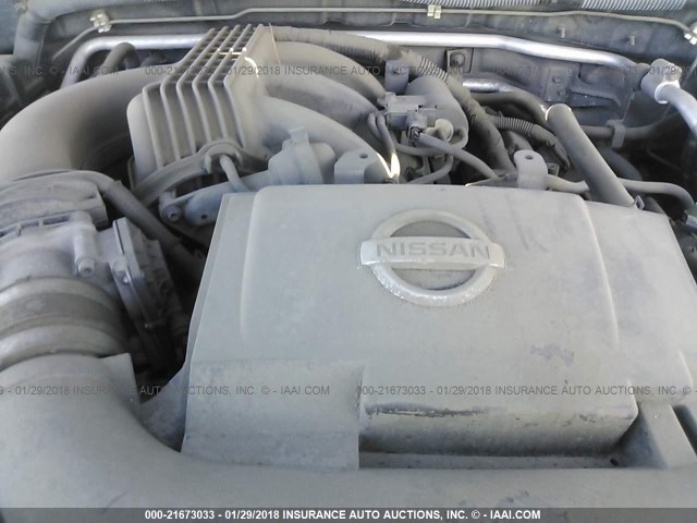 5N1AN08W18C526903 - 2008 NISSAN XTERRA OFF ROAD/S/SE BLUE photo 10