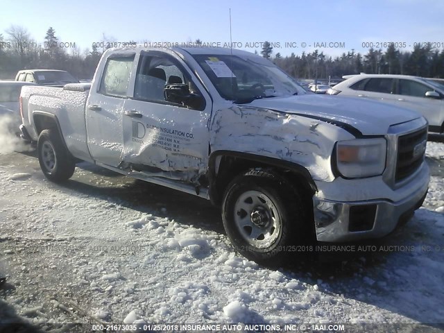 1GTR1TEH2EZ268202 - 2014 GMC SIERRA C1500 WHITE photo 1