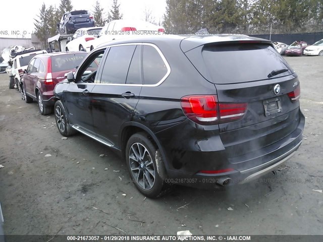 5UXKR0C56F0K63915 - 2015 BMW X5 XDRIVE35I BLACK photo 3