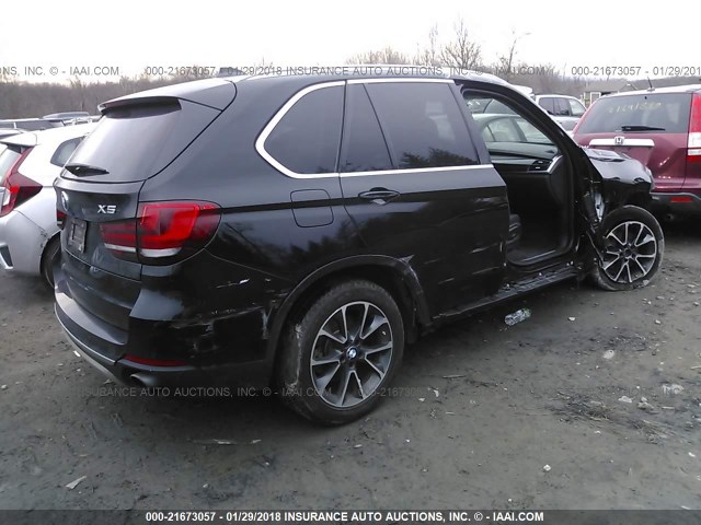 5UXKR0C56F0K63915 - 2015 BMW X5 XDRIVE35I BLACK photo 4