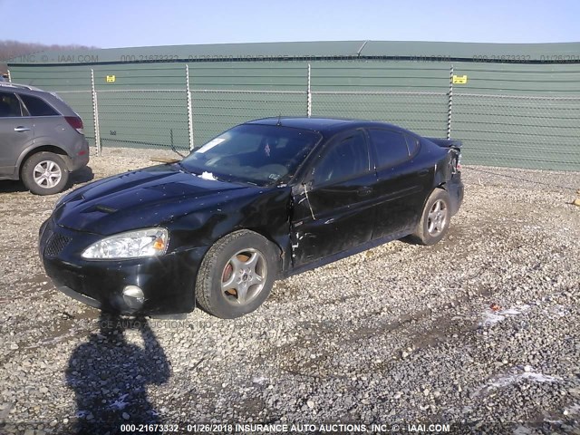 2G2WR524X41307302 - 2004 PONTIAC GRAND PRIX GTP BLACK photo 2