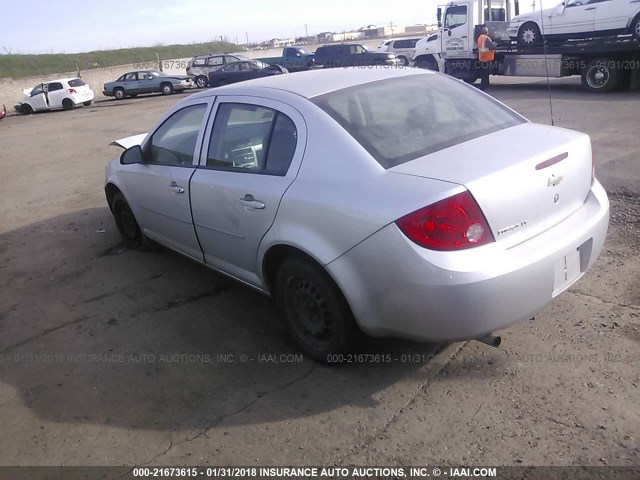 1G1AD5F58A7193301 - 2010 CHEVROLET COBALT 1LT SILVER photo 3