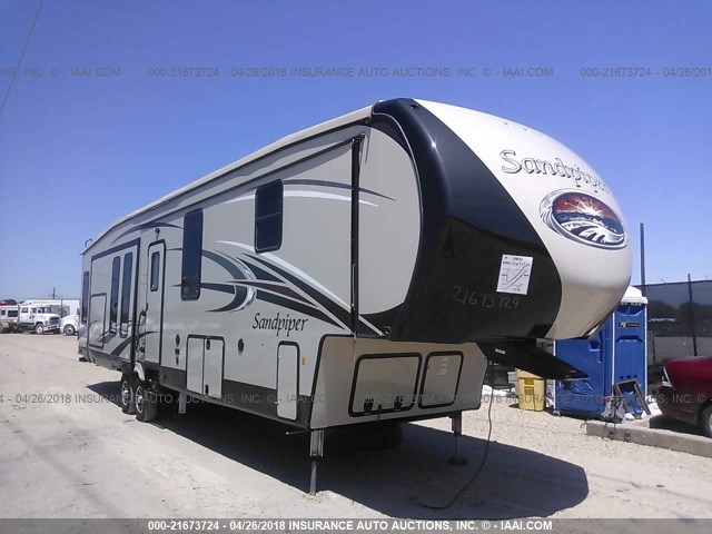 4X4FSAP23HJ033625 - 2017 FOREST RIVER 42FT CAMPER  Շագանակագույն լուսանկար 1