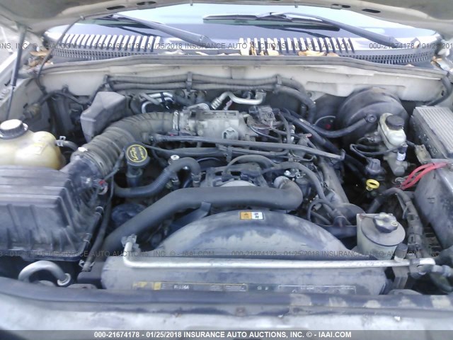 1FMDU75W54UB83210 - 2004 FORD EXPLORER LIMITED 银色 照片 10