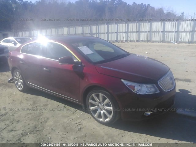 1G4GE5GVXAF215104 - 2010 BUICK LACROSSE CXS BURGUNDY photo 1