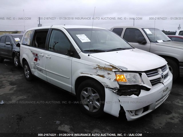 2D8HN44E39R621514 - 2009 DODGE GRAND CARAVAN SE WHITE photo 6