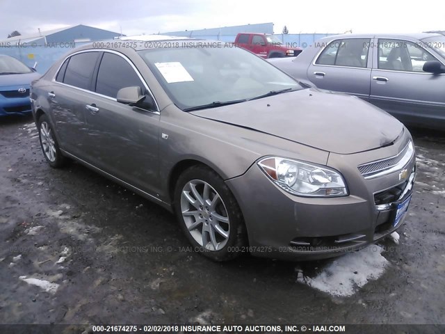 1G1ZK57738F237620 - 2008 CHEVROLET MALIBU LTZ 棕色 照片 1