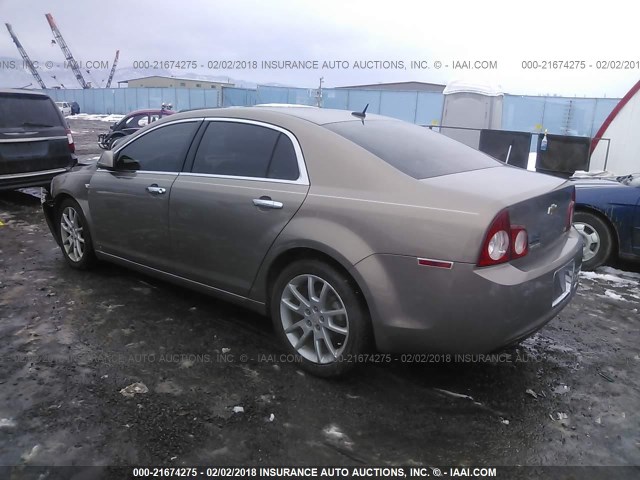 1G1ZK57738F237620 - 2008 CHEVROLET MALIBU LTZ 棕色 照片 3