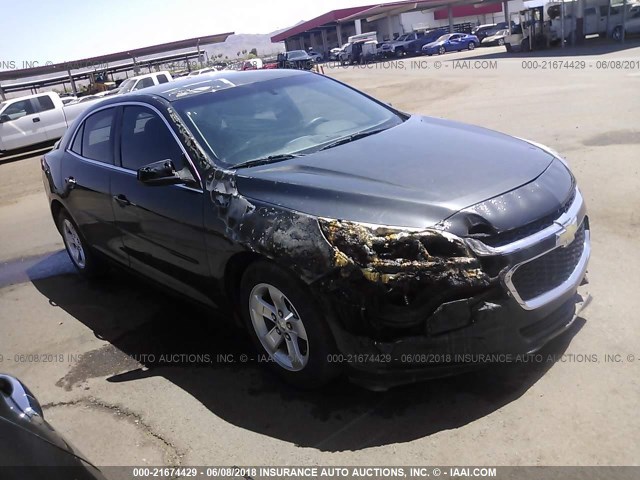 1G11B5SL1FF140298 - 2015 CHEVROLET MALIBU LS ნაცრისფერი ფოტო 1