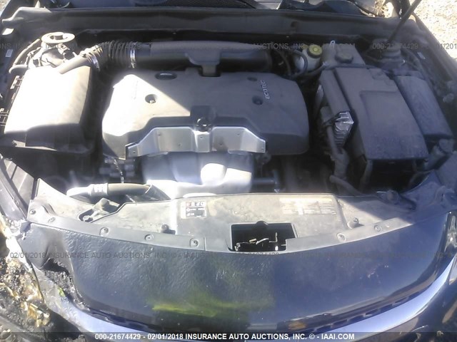 1G11B5SL1FF140298 - 2015 CHEVROLET MALIBU LS ნაცრისფერი ფოტო 10