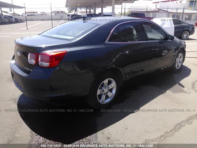 1G11B5SL1FF140298 - 2015 CHEVROLET MALIBU LS ნაცრისფერი ფოტო 4