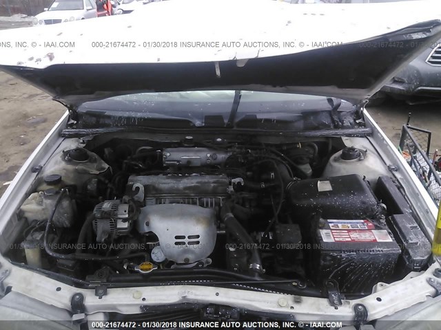 4T1BG22K8WU310540 - 1998 TOYOTA CAMRY CE/LE/XLE 白色 照片 10