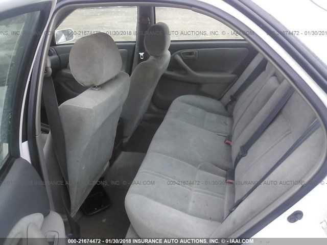 4T1BG22K8WU310540 - 1998 TOYOTA CAMRY CE/LE/XLE 白色 照片 8