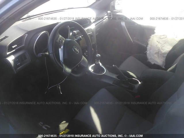 JTKJF5C70FJ007163 - 2015 TOYOTA SCION TC 蓝色 照片 5