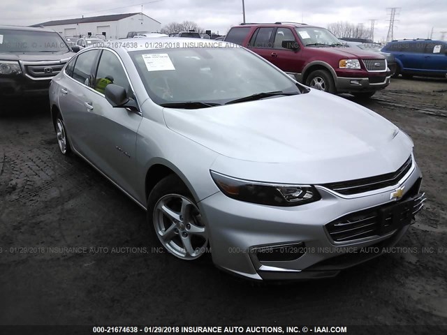 1G1ZB5ST6HF153537 - 2017 CHEVROLET MALIBU LS 银色 照片 1