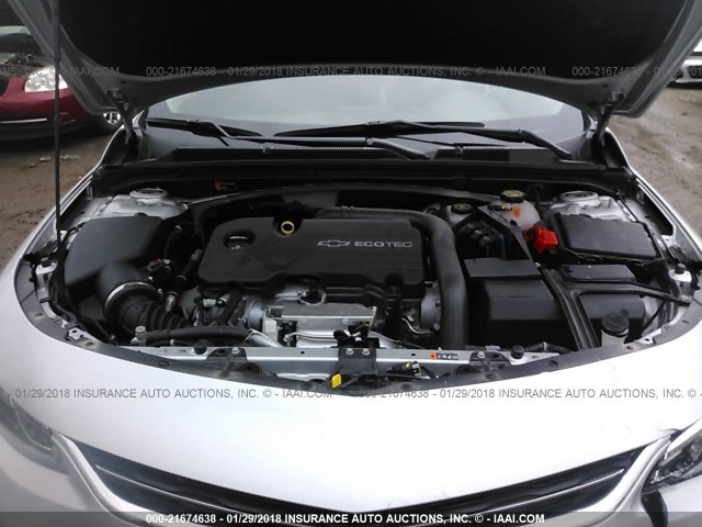 1G1ZB5ST6HF153537 - 2017 CHEVROLET MALIBU LS 银色 照片 10