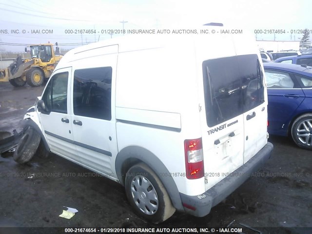 NM0LS6AN7AT004967 - 2010 FORD TRANSIT CONNECT XL WHITE photo 3