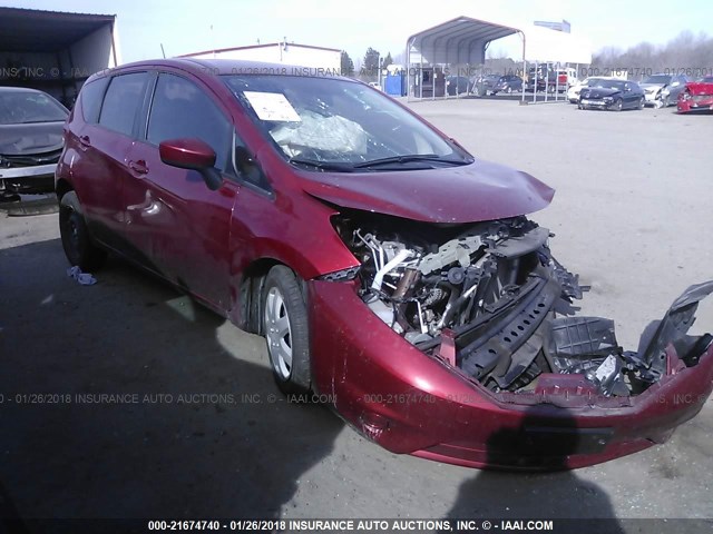 3N1CE2CPXGL368642 - 2016 NISSAN VERSA NOTE S/S PLUS/SV/SL/SR MAROON photo 1