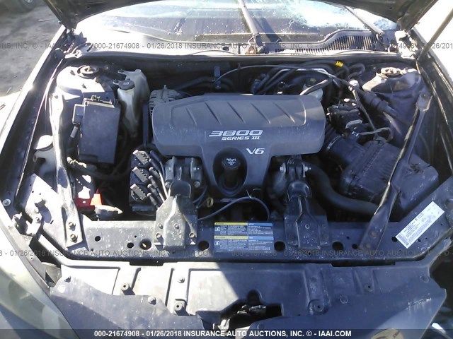 2G2WP522451211672 - 2005 PONTIAC GRAND PRIX 黑色 照片 10
