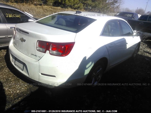 1G11B5SL7FF212721 - 2015 CHEVROLET MALIBU LS 白色 照片 4