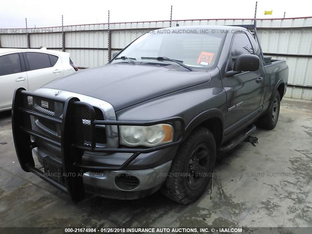 1D7HA16K54J282432 - 2004 DODGE RAM 1500 ST GRAY photo 2