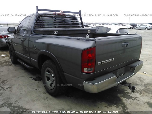 1D7HA16K54J282432 - 2004 DODGE RAM 1500 ST GRAY photo 3