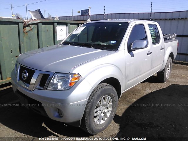 1N6AD0ER8GN711049 - 2016 NISSAN FRONTIER S/SV/SL/PRO-4X SILVER photo 2